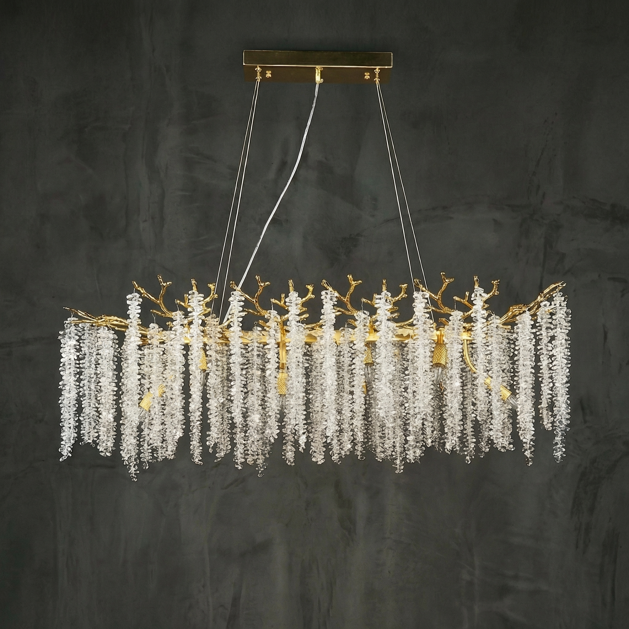 Wisteria Bead Oval Chandelier - dark (wisteria-bead-oval-chandelier-40)