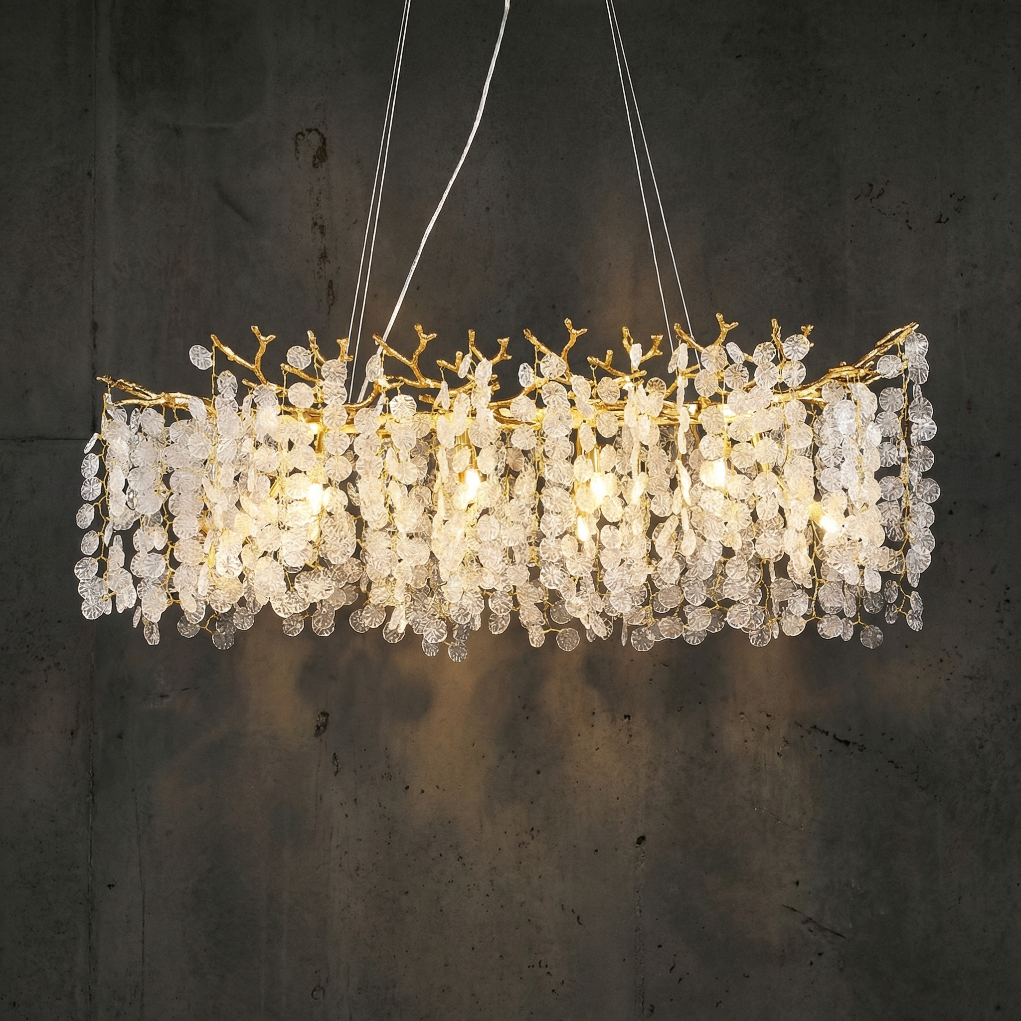 Wisteria Leaf Oval Chandelier - product (wisteria-leaf-oval-chandelier-40)