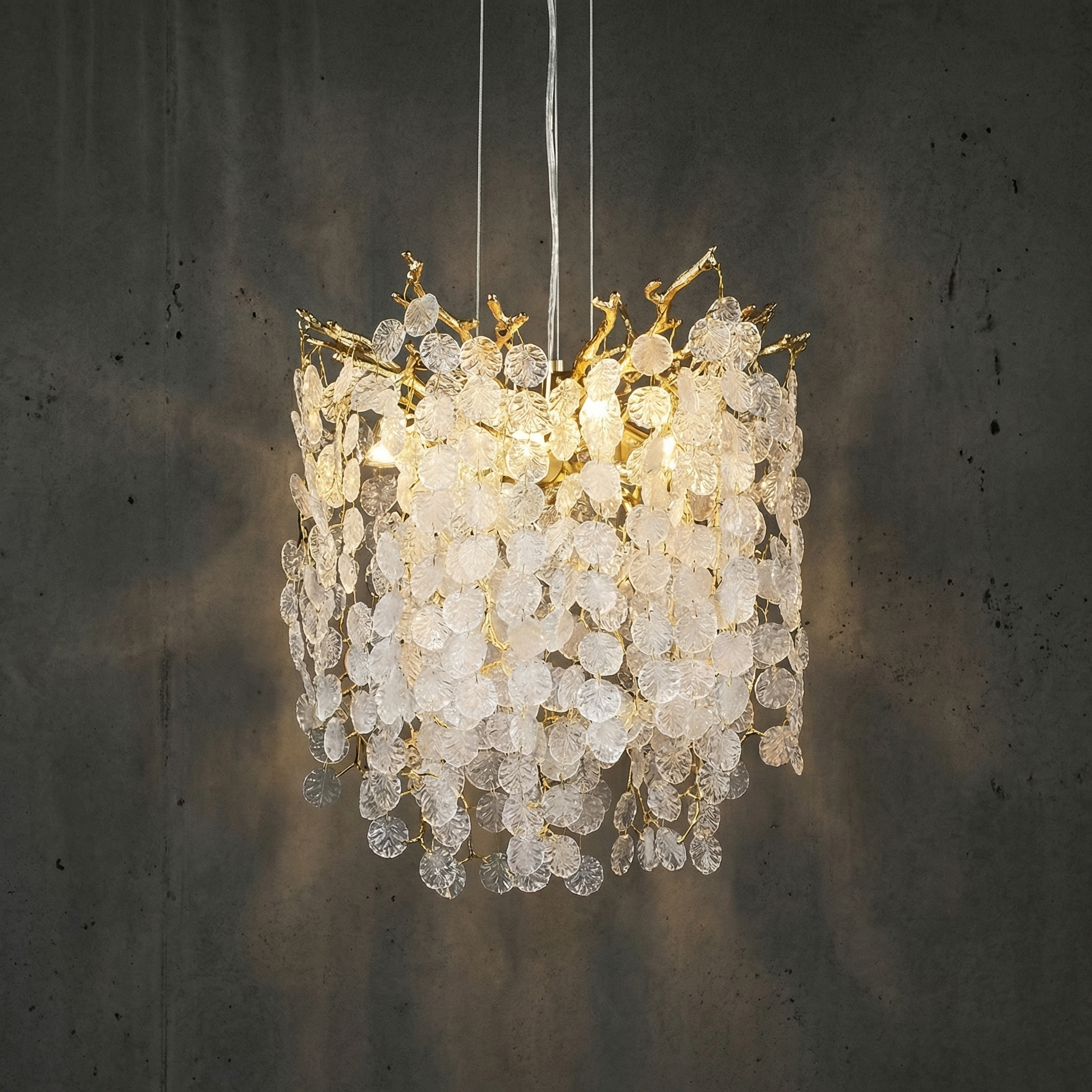 Wisteria Leaf Round Chandelier - product (wisteria-leaf-round-chandelier-18)
