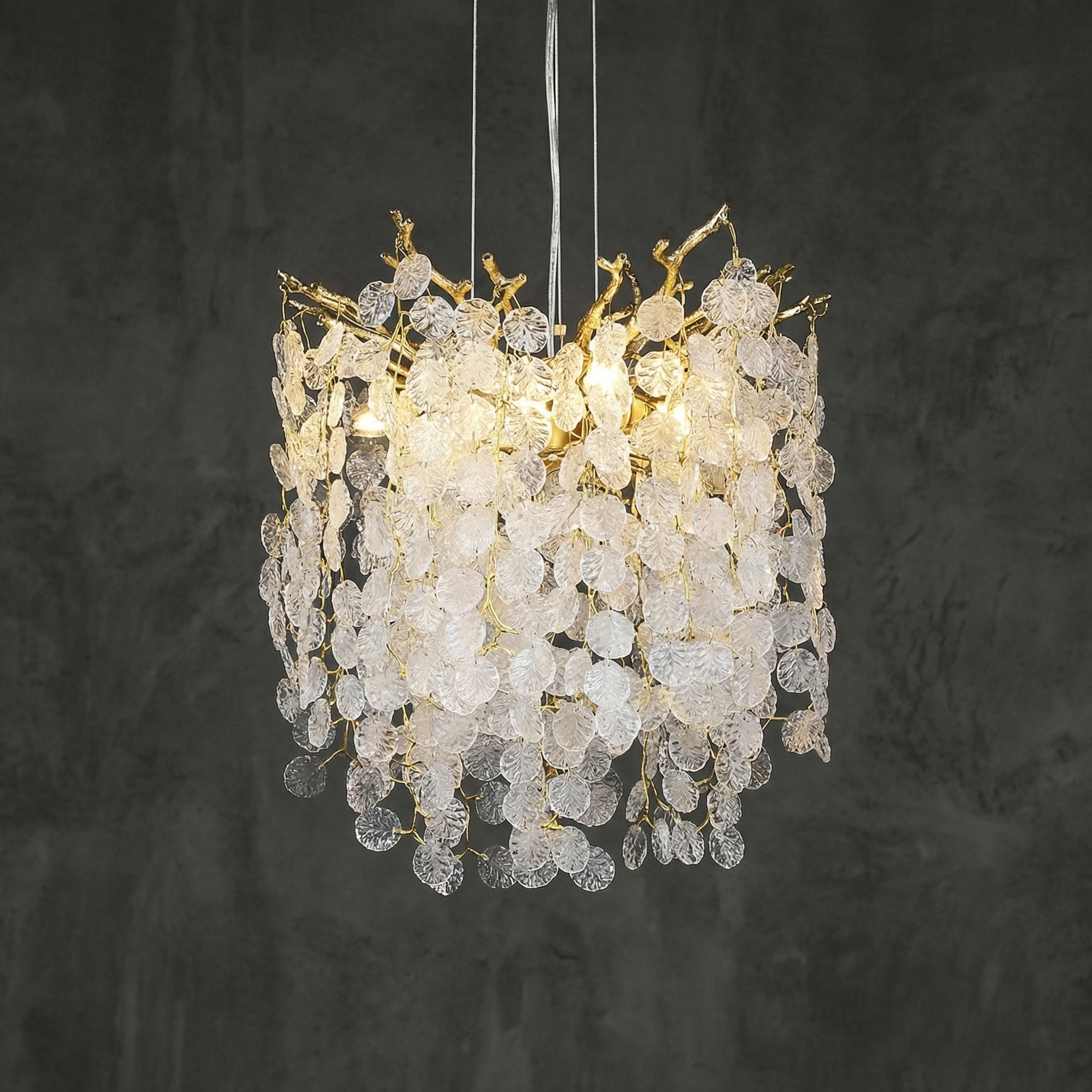 Wisteria Leaf Round Chandelier - product