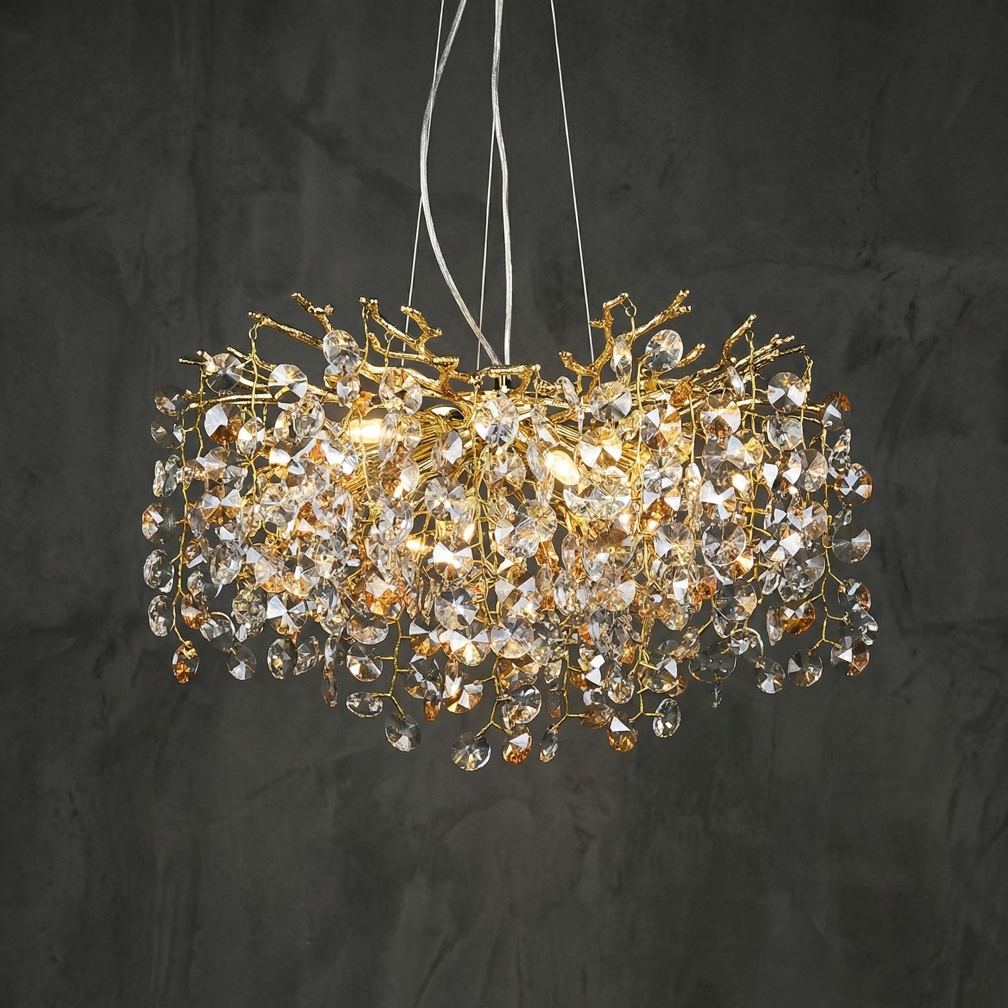 Wisteria Petal Round Chandelier - product (wisteria-petal-round-chandelier-24)