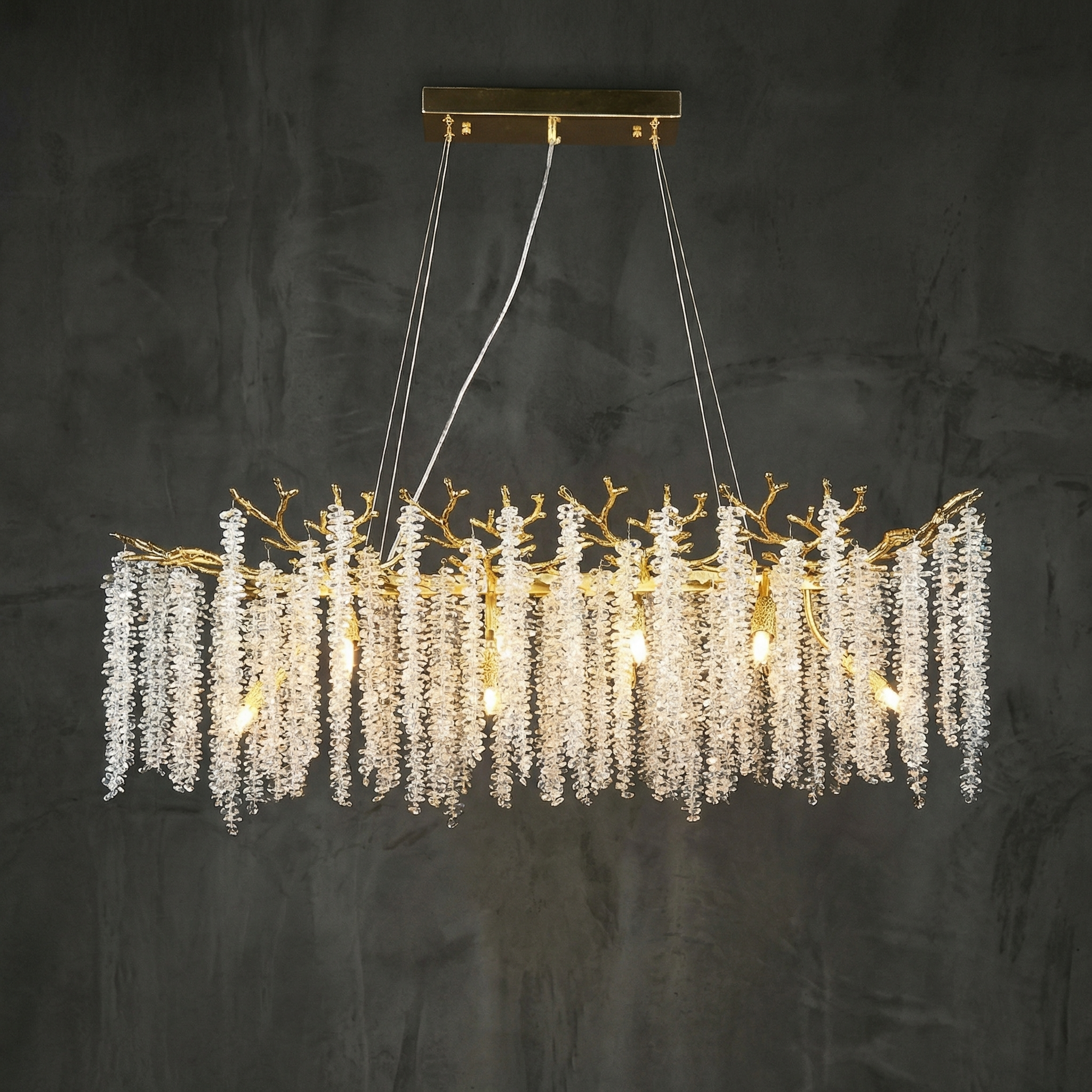 Wisteria Bead Oval Chandelier - product (wisteria-bead-oval-chandelier-40)