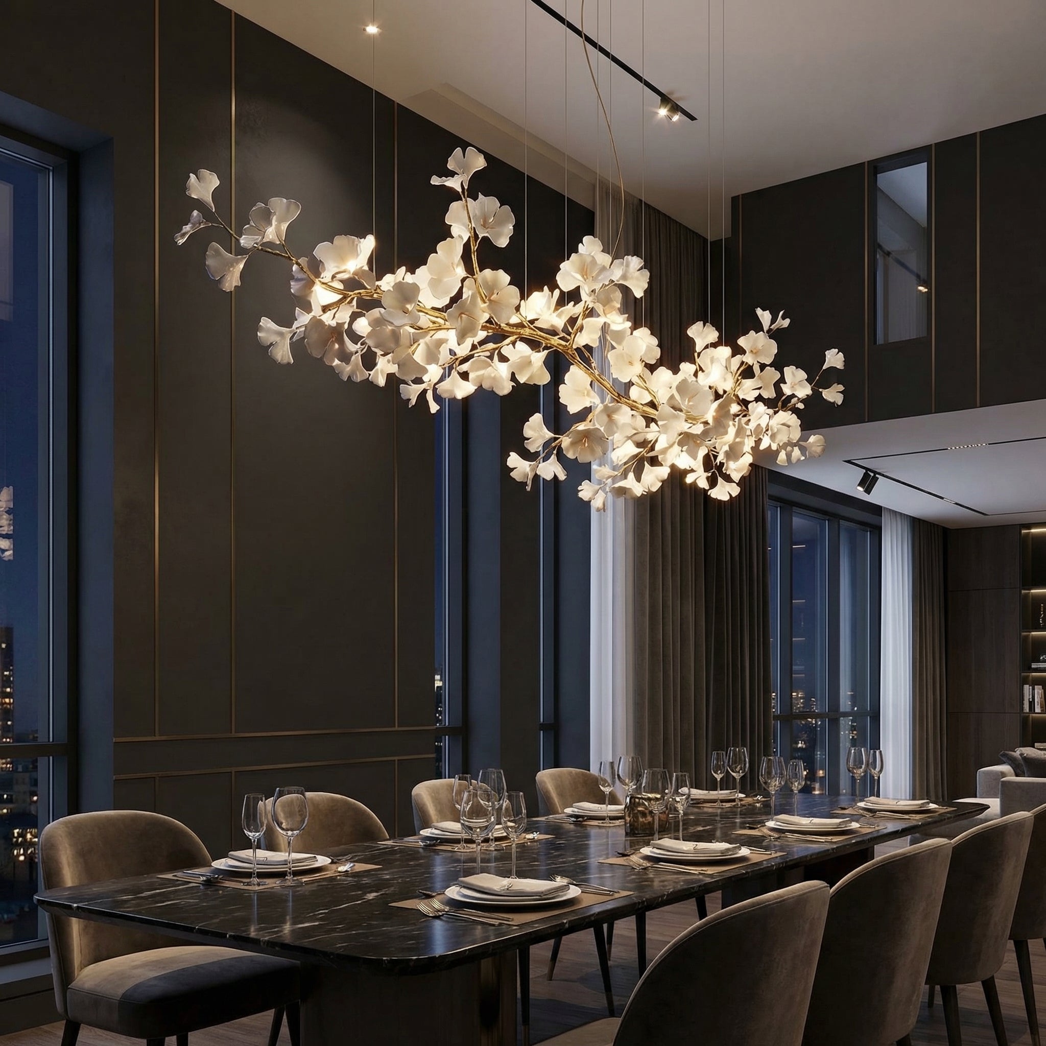 blossom-bespoke-staircase-chandelier scene