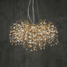 Wisteria Petal Round Chandelier - dark (wisteria-petal-round-chandelier-24)