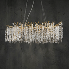 Wisteria Leaf Oval Chandelier - dark (wisteria-leaf-oval-chandelier-40)
