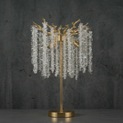 Wisteria Bead Table Lamp - dark