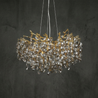 Wisteria Petal Round Chandelier - dark (wisteria-petal-round-chandelier-18)