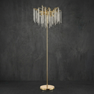 Wisteria Bead Floor Lamp - dark