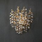 Wisteria Petal Wall Sconce - dark