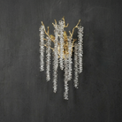 Wisteria Bead Wall Sconce - dark