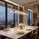 glass-sphere-column-chandelier lifestyle