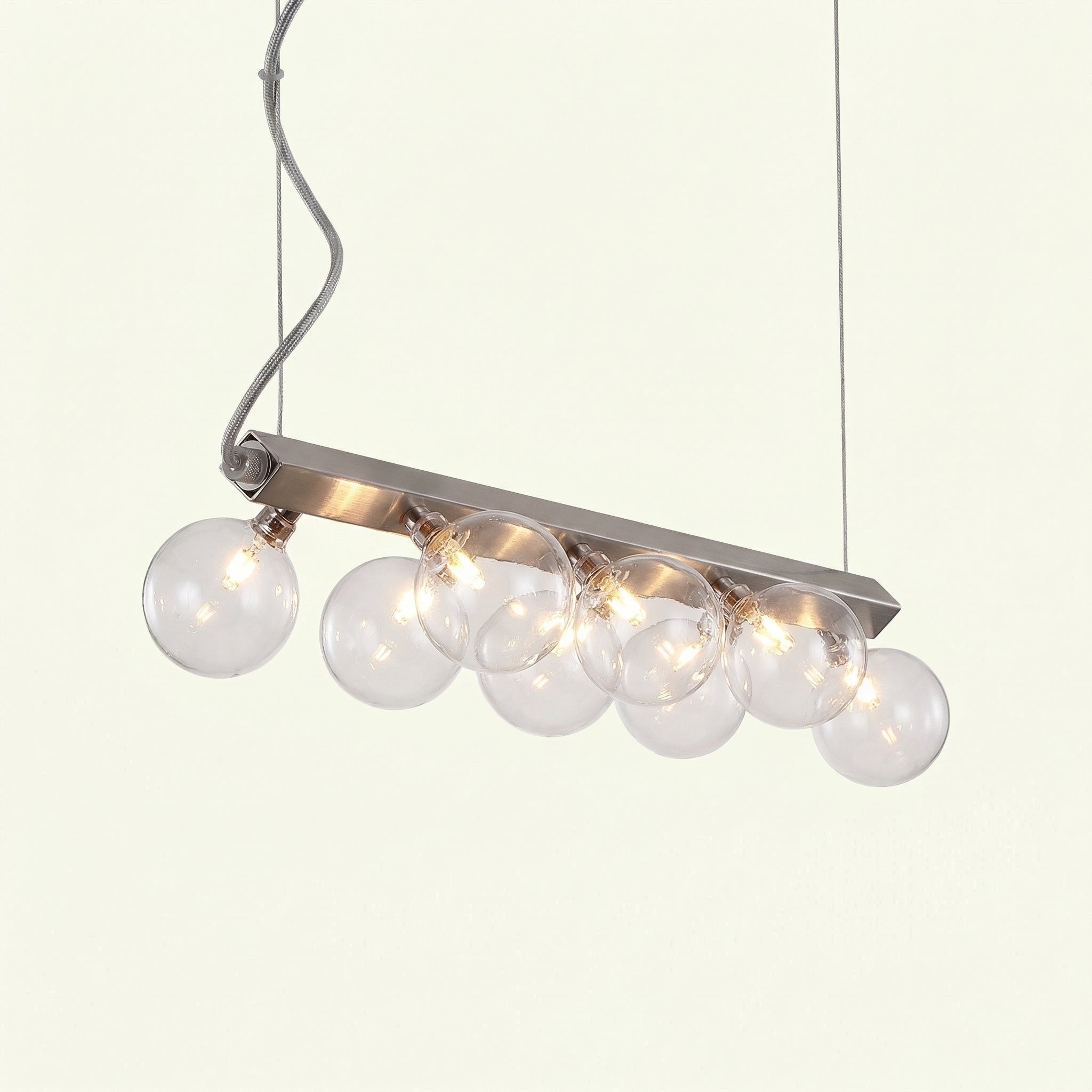 glass-sphere-column-chandelier product