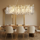 Wisteria Leaf Oval Chandelier - lifestyle
