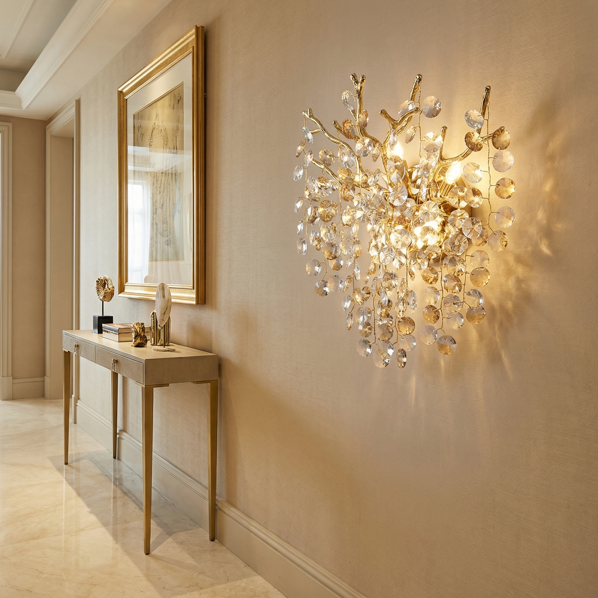 Wisteria Petal Wall Sconce - lifestyle (wisteria-petal-wall-sconce-large)