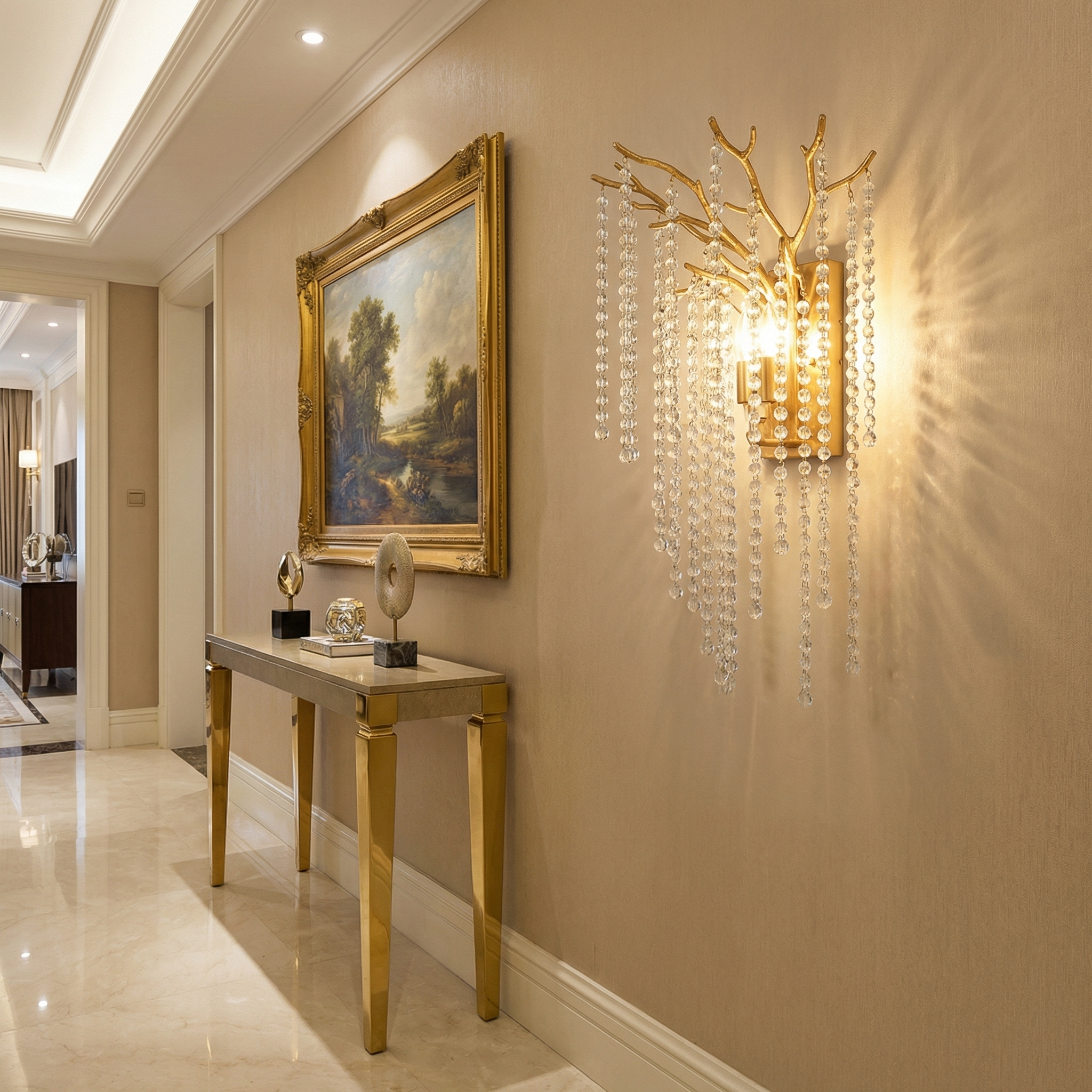 Wisteria Bead Wall Sconce - lifestyle (wisteria-bead-wall-sconce-large)
