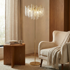 Wisteria Bead Floor Lamp - lifestyle