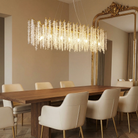 Wisteria Bead Oval Chandelier - lifestyle
