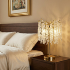 Wisteria Leaf Table Lamp - lifestyle