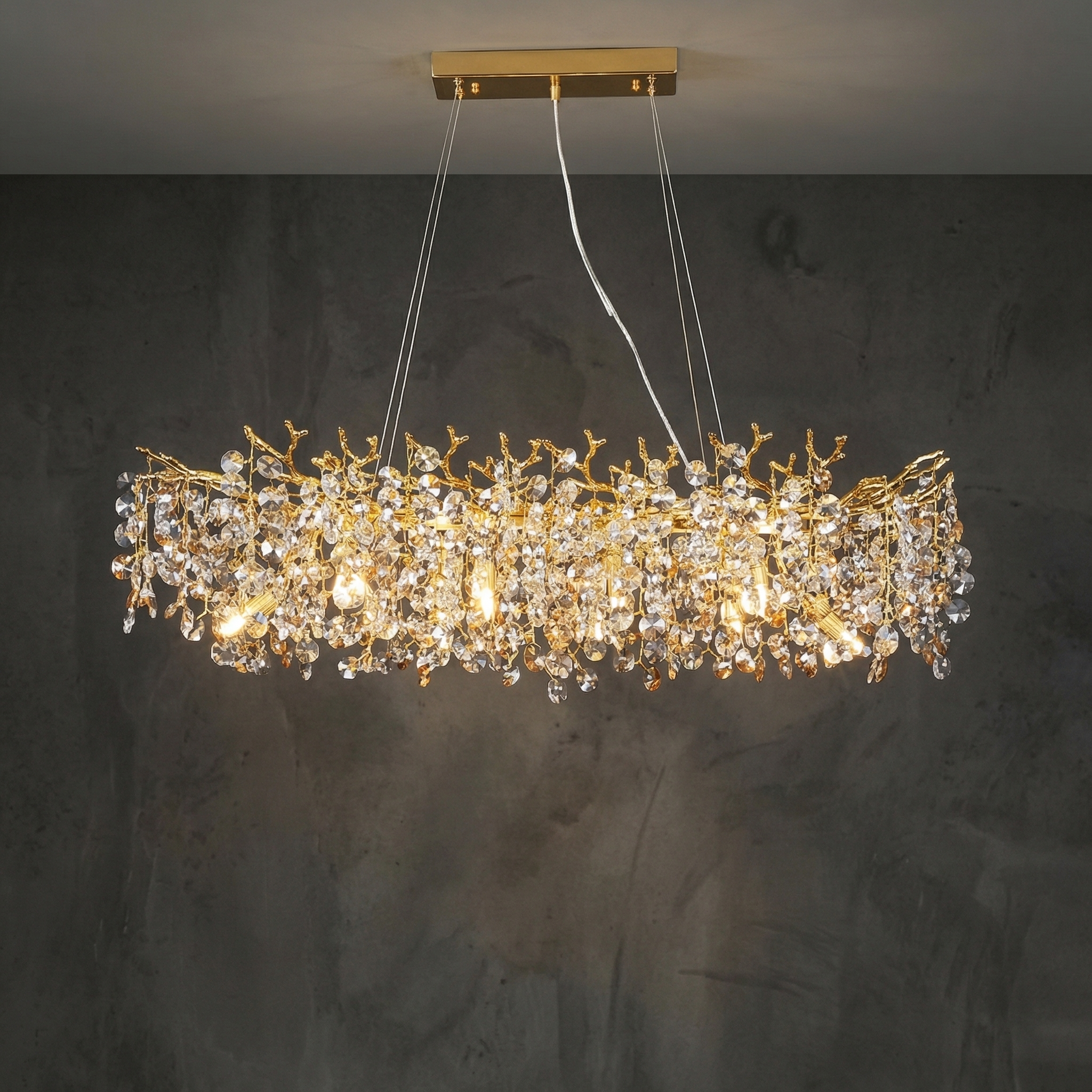Wisteria Petal Oval Chandelier - product