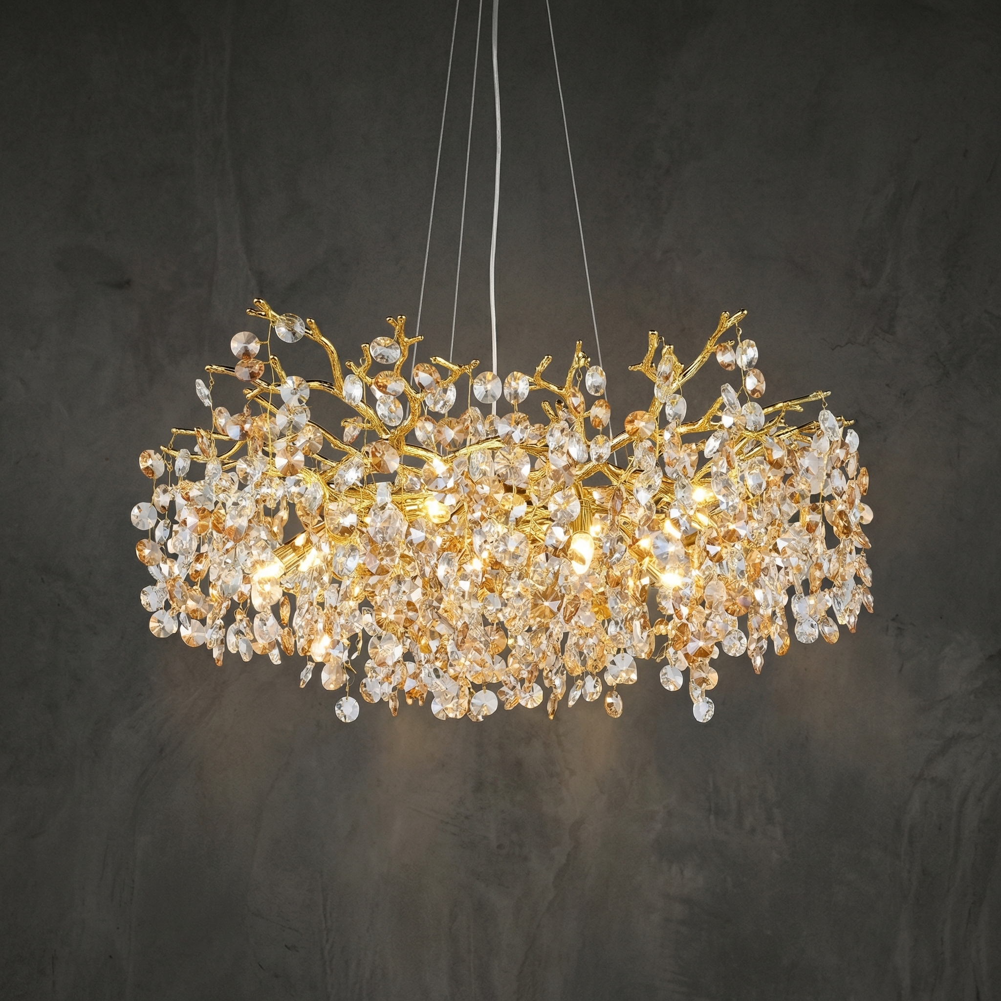 Wisteria Petal Round Chandelier - product