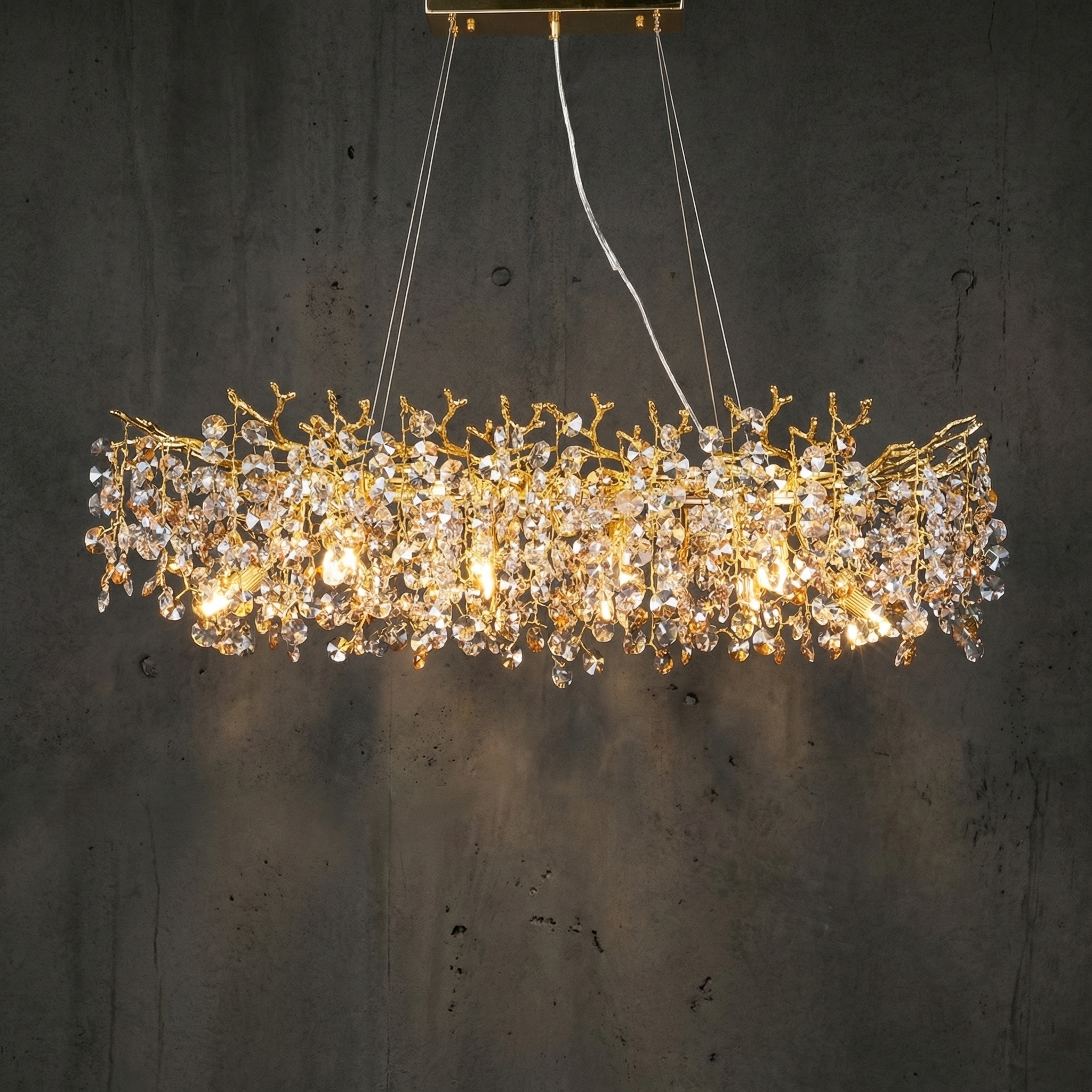 Wisteria Petal Oval Chandelier - product (wisteria-petal-oval-chandelier-40)
