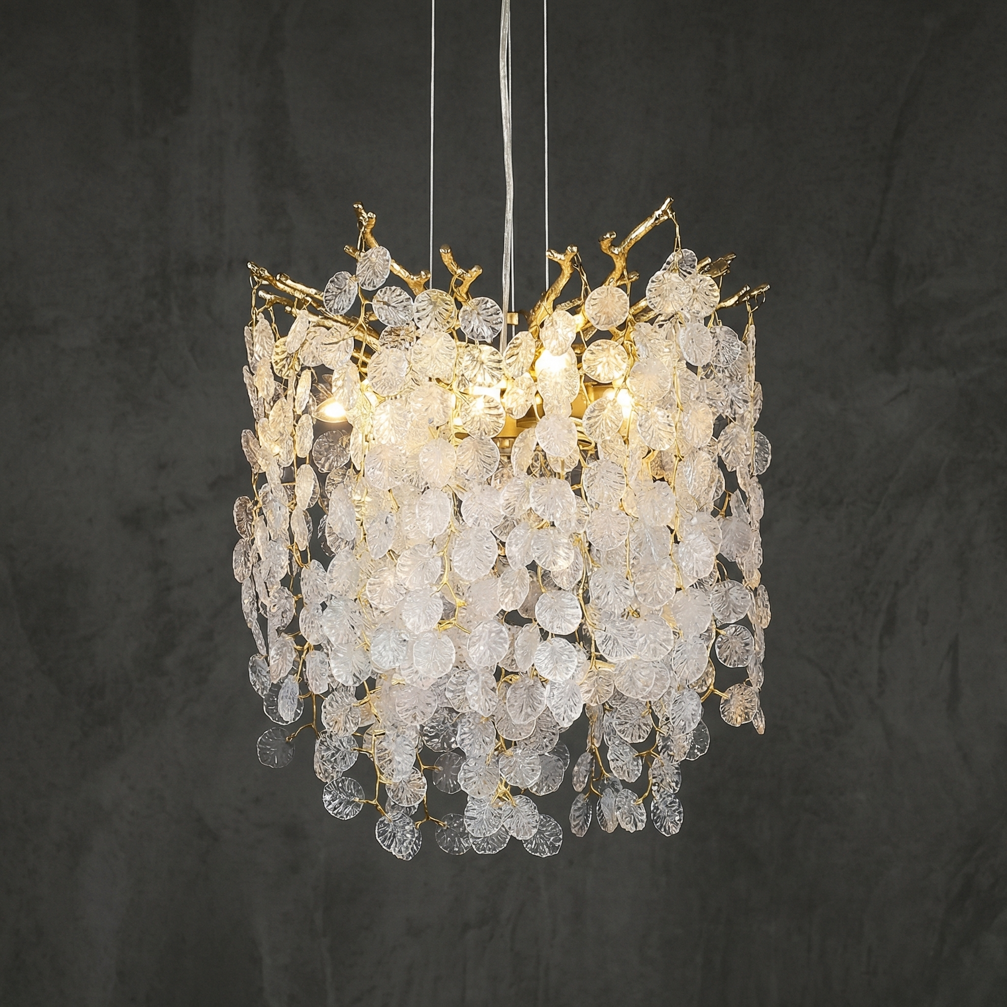 Wisteria Leaf Round Chandelier - product (wisteria-leaf-round-chandelier-24)