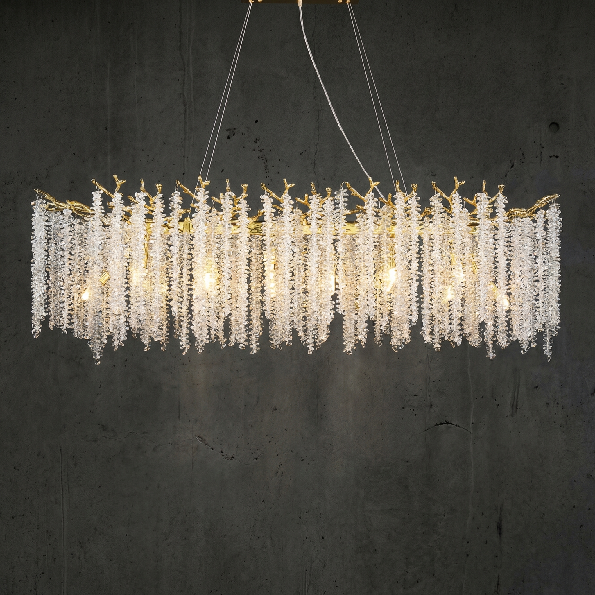 Wisteria Bead Oval Chandelier - product