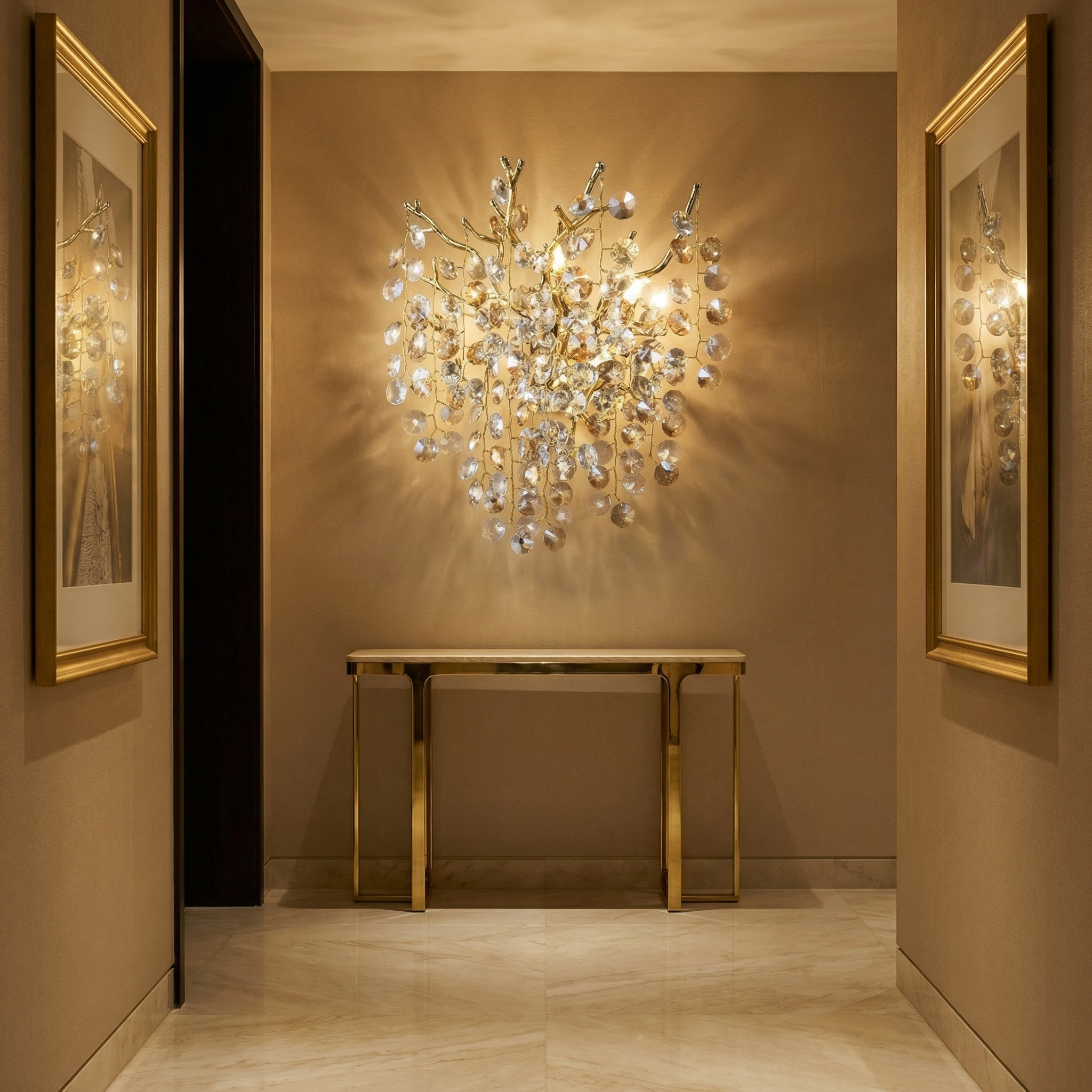 Wisteria Petal Wall Sconce - scene (wisteria-petal-wall-sconce-large)